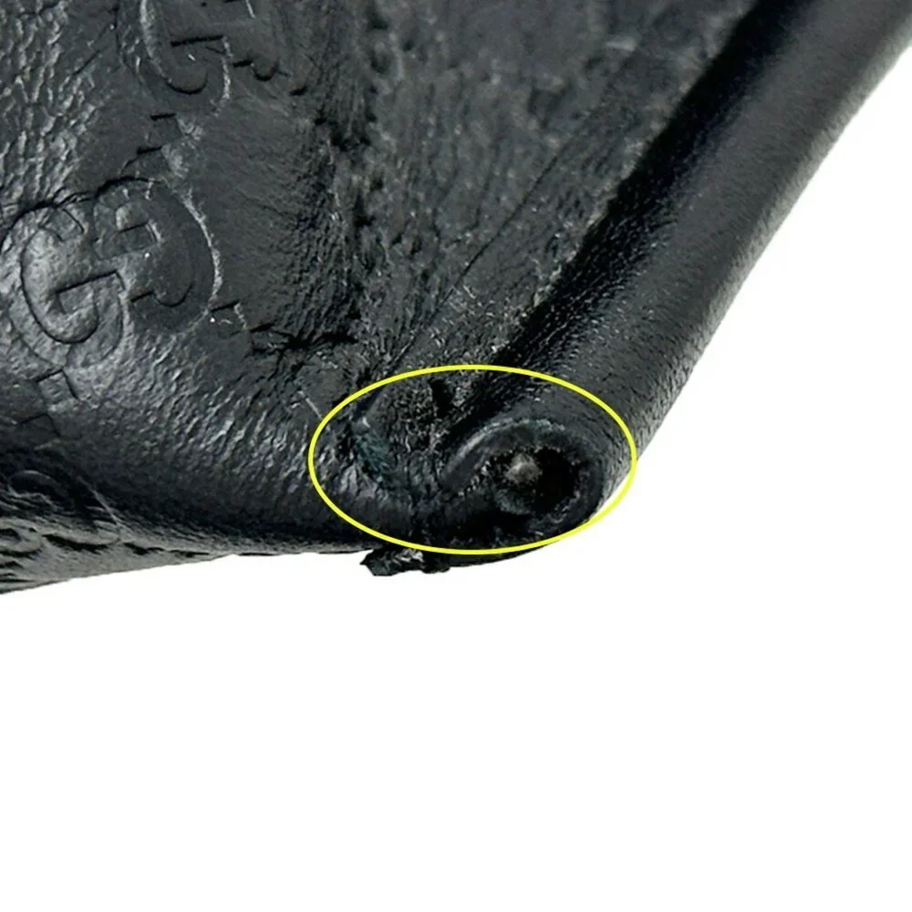 GUCCI Black Leather Backpack - Picture 11 of 13